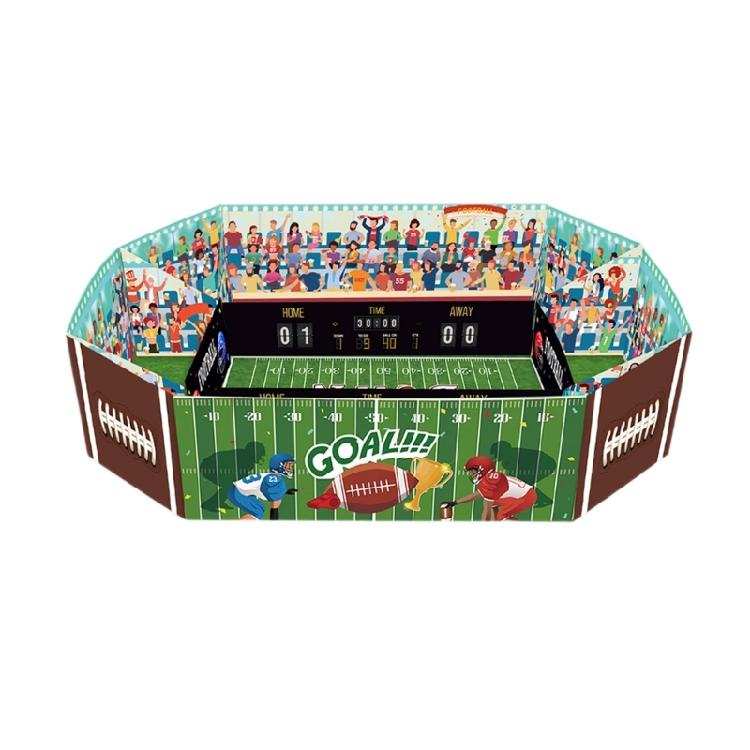 

Premium Sports Party Collection Includes A 9 Division Stadium Style Snack Container For Any Active Occasion