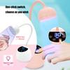 UVS LED Nail Lamp Rechargeable Nail Dryer Smarts Sensors Nail Light Quick Drying Nail Dryer Gel Polish Curing Lamp