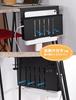 XUANDONG Desk Side Pocket, Tableside Storage with Clamp, LaptopTabletDocument Storage, Wire Concealment, Charging Stand, and Heat Dissipation Stand