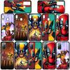 Cover for iPhone 17 16 15 Xiaomi Poco Redmi Note 14 13 12 8 Pro Max 9 16e Samsung Galaxy S25 S24 S23 OPPO Huawei Wolverine Cartoon Deadpool Phone Case