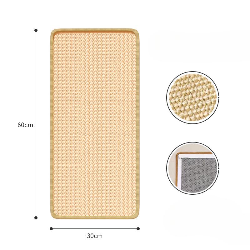 Protect The Sofa Prevent Cat Scratching Wear-resistant Claws From Peeling Off Cat Claw Board Summer Household Sisal Mat for Cats