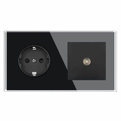 Πίνακας Πρίζας Τοίχου Πίνακας με Στρογγυλή Τρύπα Πρίζα Τηλεόρασης