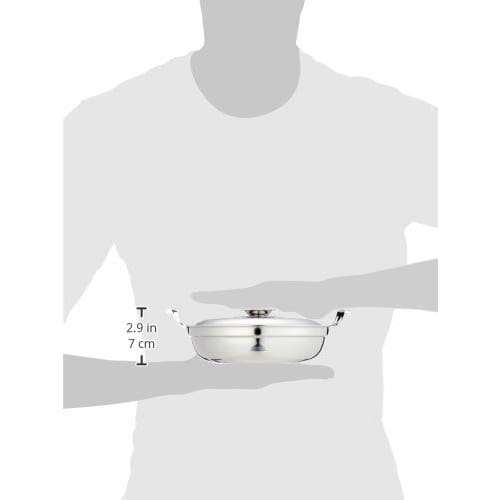 PEARL METAL Chili Pot, Udon, Sukiyaki, Stainless Steel, Tabletop Pot with Ladle, Made In Japan, Restaurant H-707