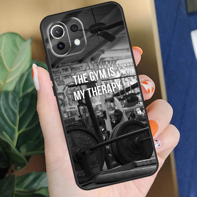 Bodybuilding Gym Fitness Case For Xiaomi 15 14 Ultra 13T 14T 15T Pro 17 Pro Max POCO F8 F7 F5 F6 X5 X6 X7 Pro Coque
