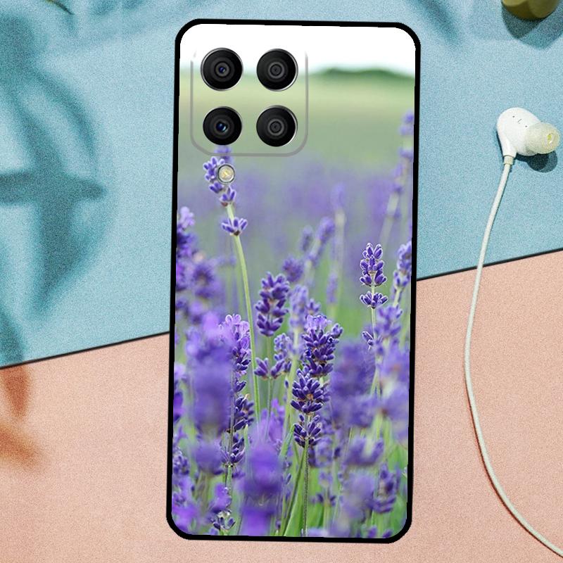 Purple Flowers Lavender For Samsung Galaxy M21 M31 M11 M13 M33 M53 M16 M06 M12 M14 M15 M35 M55 M34 M54 M32 M52 Case