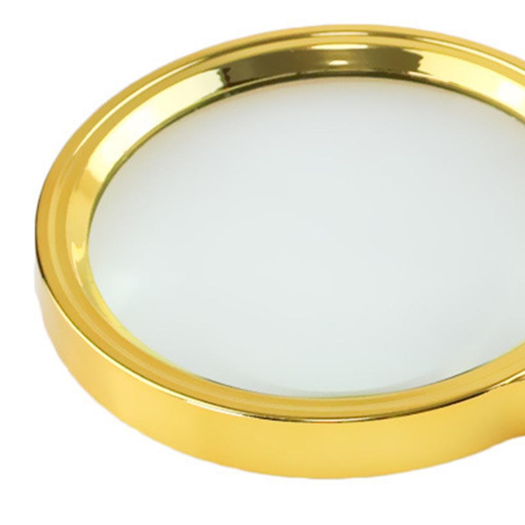 Magnifying Glass Wooden Handle 10x Magnification Zinc Alloy Frame Portable 155x70x15mm Handheld Reading Magnifier