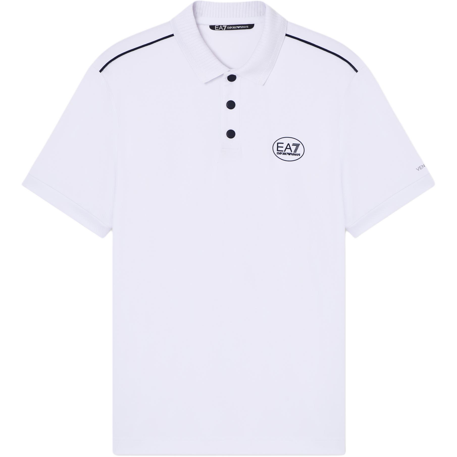 

Emporio Armani EA7 SS26 Solid Color Professional Tennis Polo Shirt Using Ventus7 Technology Fabric Men tops 7M001524-AF22175-U0002 XXL