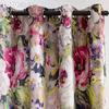 1PC LOZUJOJU 70-80% Blackout Countryside Style Oil Colored Floral Print High-quality Blackout Curtains for Bedroom Living Room Window for Home Decor