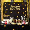 Awesome Since 1989 Gold Glitter Banner - 37th Birthday and Anniversary Party Decorations