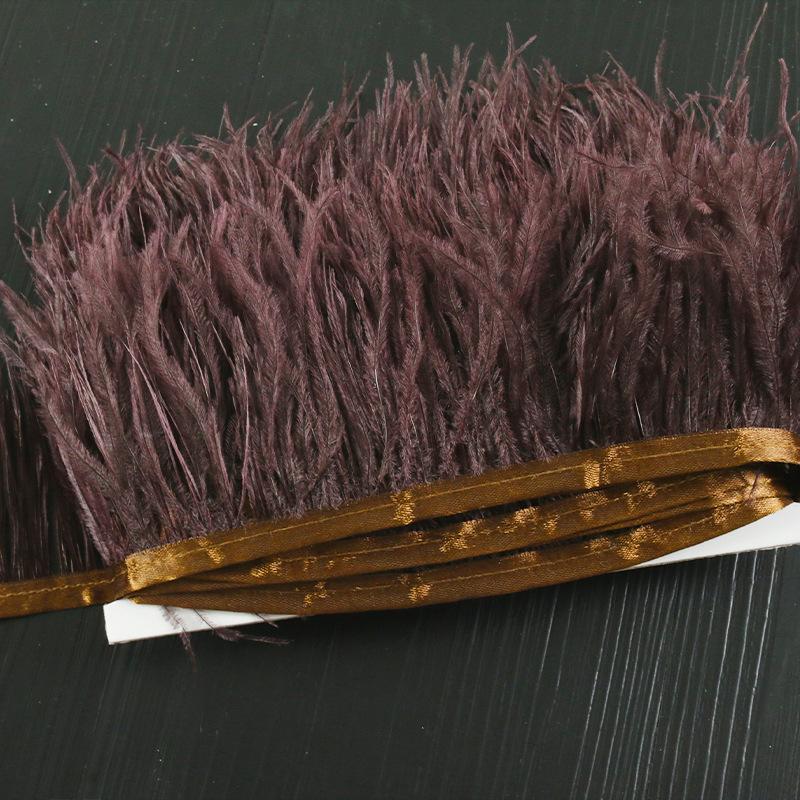 8-10 Ostrich Feather Diy Handmade Jewelry Accessories Crafts Decorative Clothing Skirt Cuffs