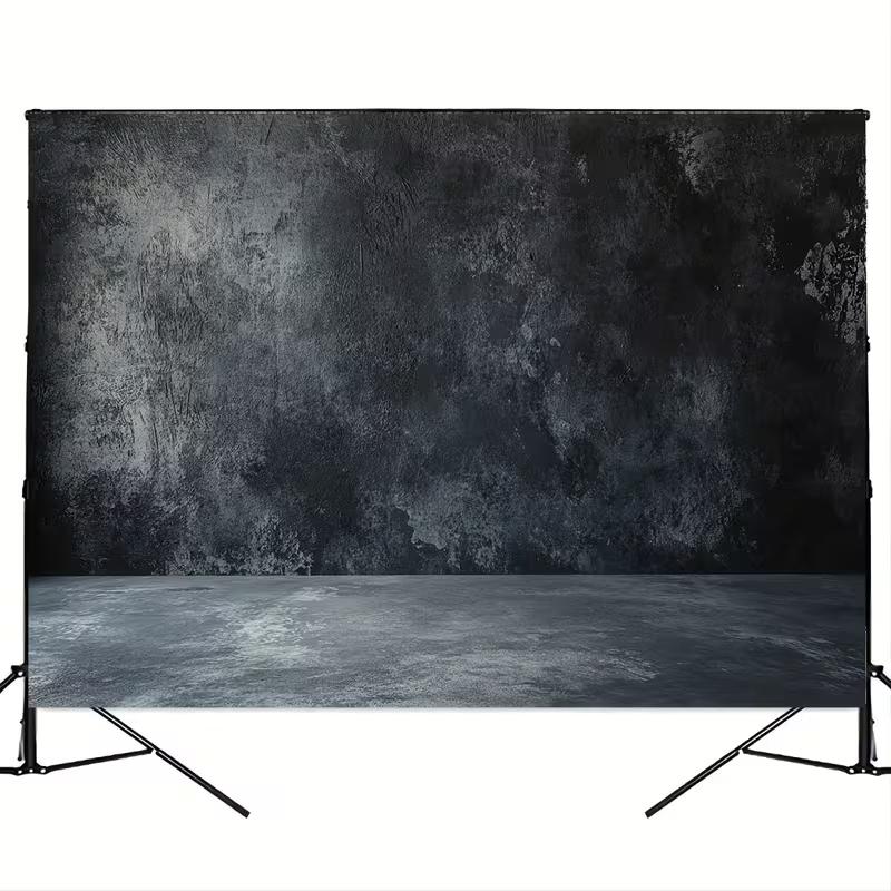 2D Grunge Textured Cement Backdrop Photography Background Banner