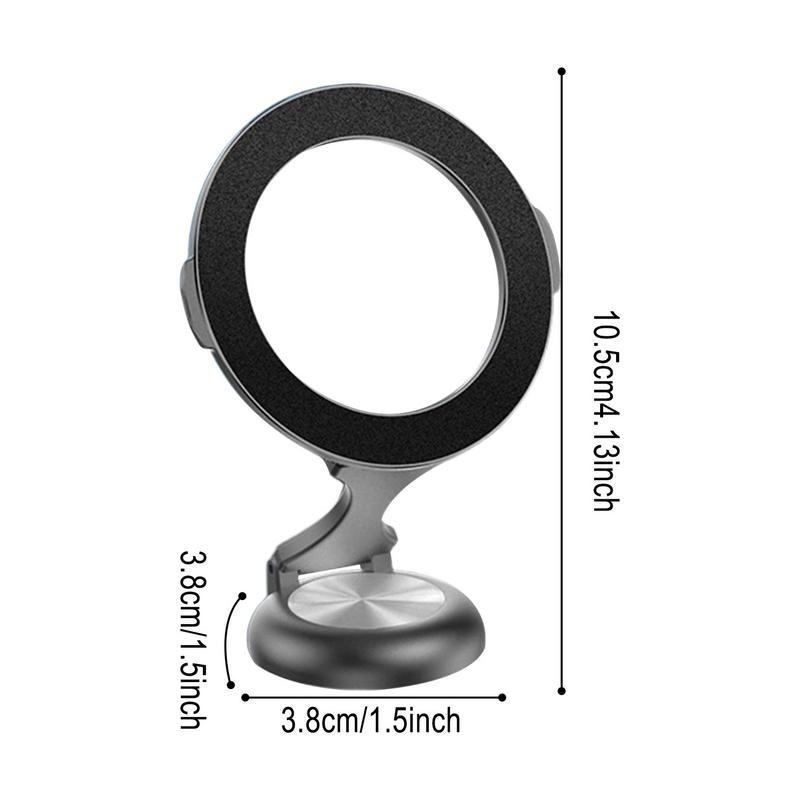 360 Degree Rotation Magnetic Phone Holder For Car Hands Free Phone Car Holder Mount Dash Phone Mount Fit For All Smartphone