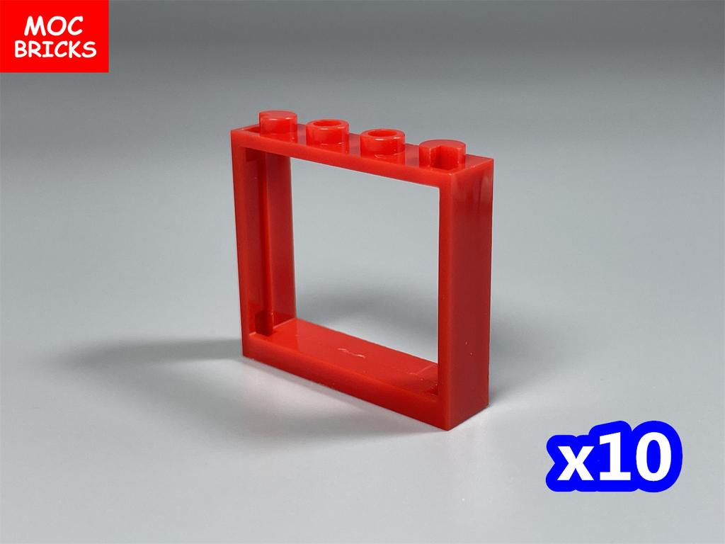 Non-Toxic Moc Bricks Door Frame Glass Window 1X4X3 60594 60603 Diy Architecture House Building Blocks Toys Kids Plastic Dolls