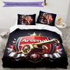 3pcs A-Arsenal3 Design Cover Set - HD Printed Bedding with 1 Cover and 2 Pillowcases - Perfect for Home and Dorm Decor