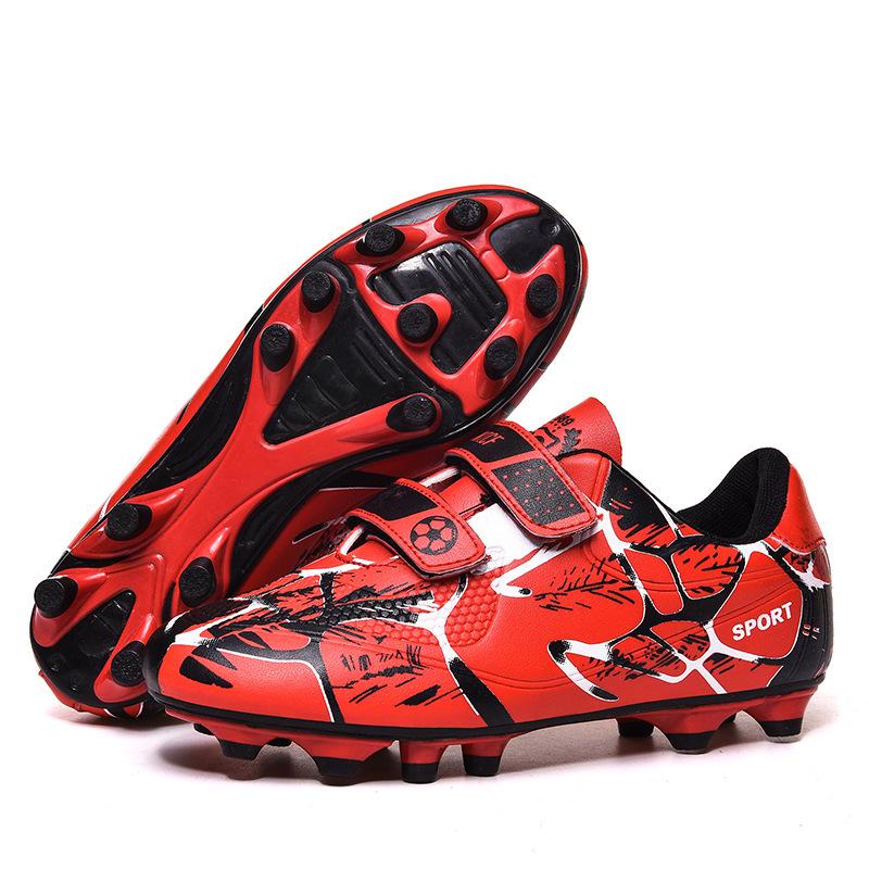 Kids  Studded Velcro Football Shoes for School and Outdoor Training 36