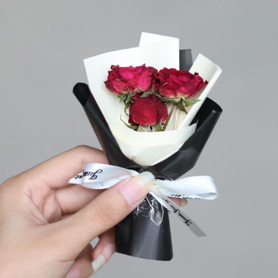 Yousheng Artificial Flower Compact Design Fragrance Deodorizer Romantic Roses Dried Flowers Car Air Vent Freshener Auto Scent