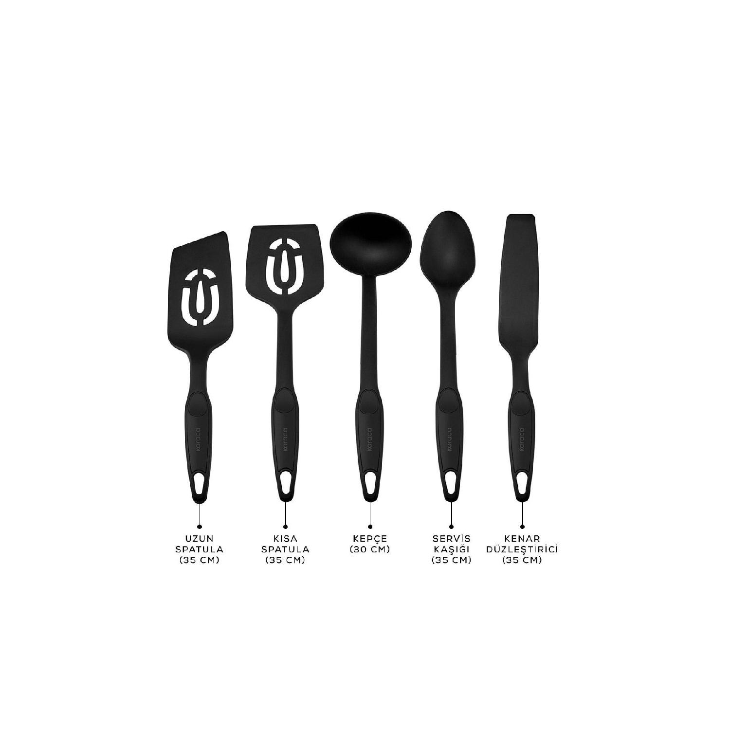 

Maestro 5 Piece Serving And Preparation Set чёрный