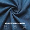 Eleganter Ohrensessel, Dick gepolstert, Abnehmbarer Bezug, 74 x 86 x 102 cm, Blau