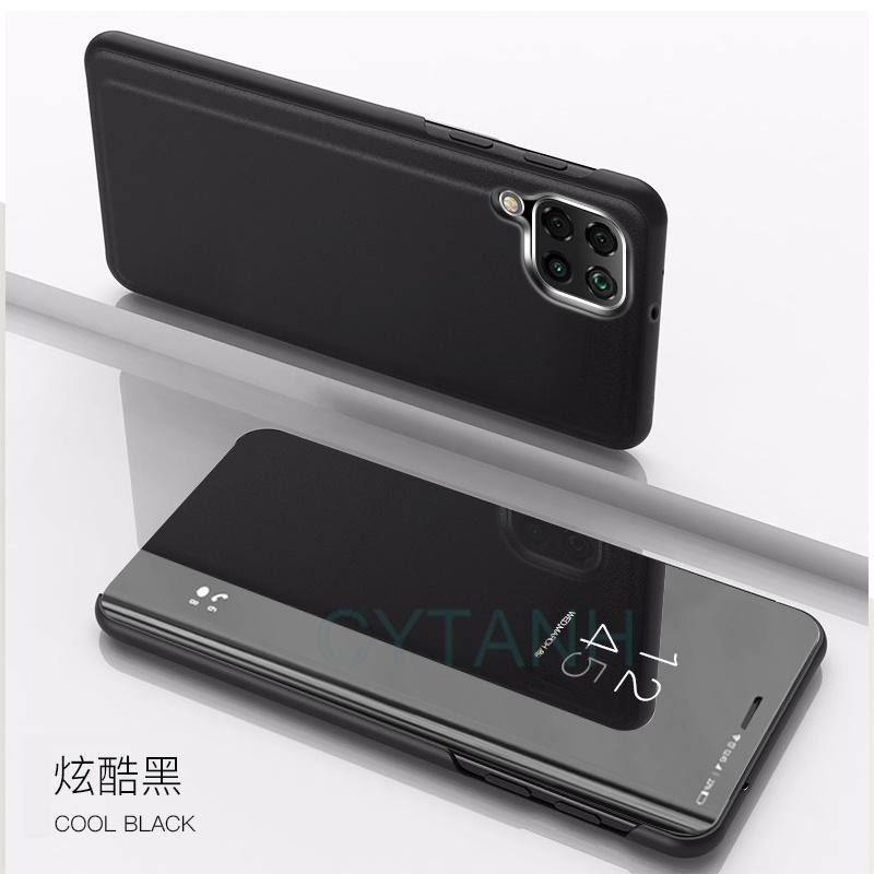 Funda For Samsung Galaxy A12 A22 A32 A52 A52s Case PU Leather Smart Mirror Flip Stand Phone Case For Galaxy M32 4G 5G Back Cover