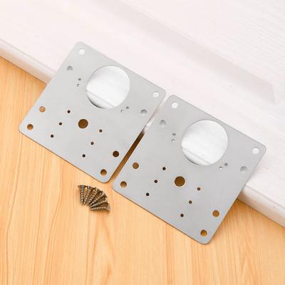 2/4-teilige Installationsplatte für Küchenschranktürscharniere, Reparaturplatten-Kit für Schrankscharniere, Installationsplatte für Schranktüren
