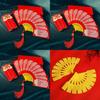 High-quality Red Packet Fan Frame Modern And Minimalist Style