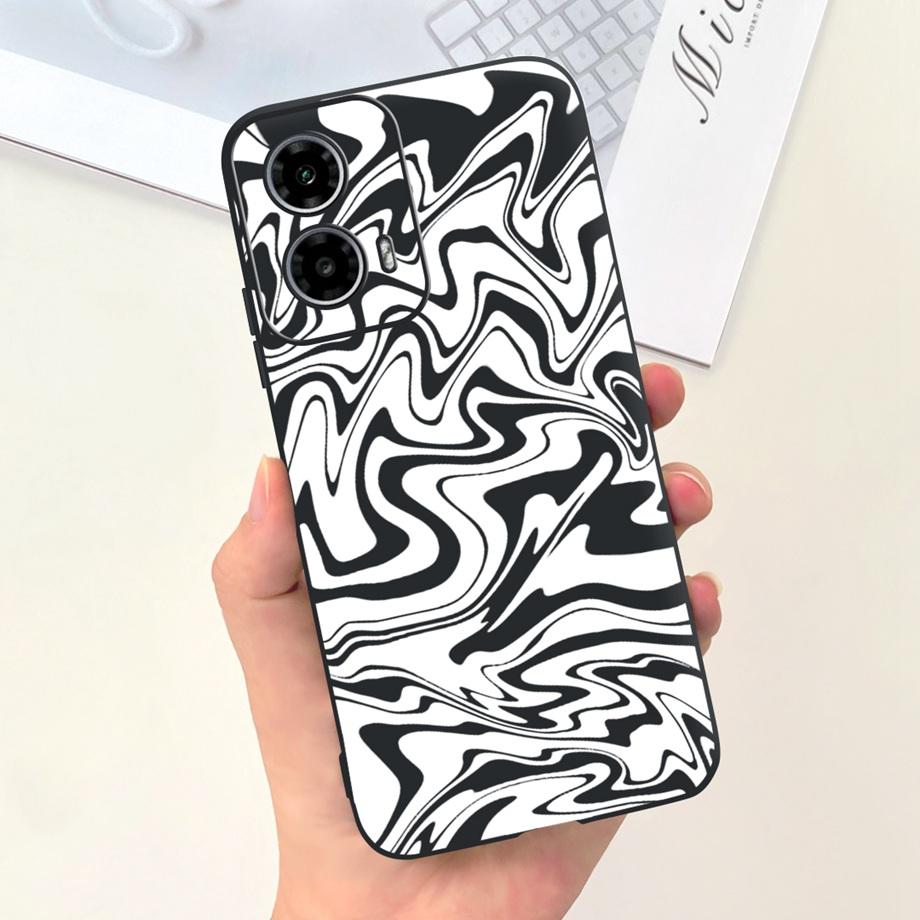 Per Motorola Moto G34 / G24 / G04 / G24 Power Custodia per Telefono Morbido Silicone Opaco Animale Cartone Animato Bumper alla Moda Per Motorola G24 G04
