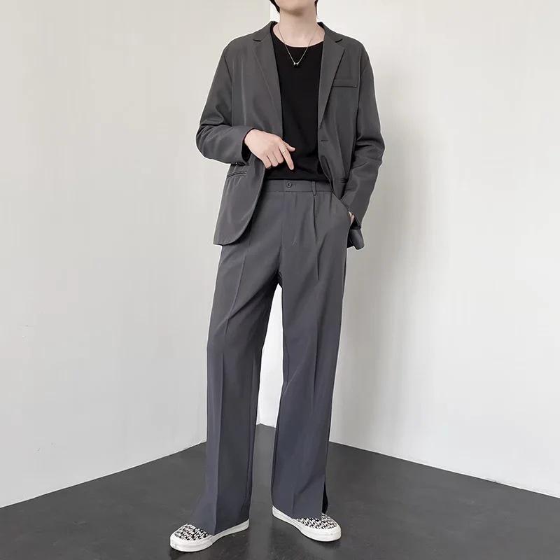 Men's Casual Loose Fit Nine-Point Suit Pants - 2022 Spring/Autumn Collection