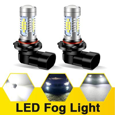 2PCS 9005 HB3 9006 HB4 LED Bulb Fog Lights Ice Bule/White Bulbs Driving Lamps Super Bright 6000K 3030 SMD For Toyota Hilux 04-12