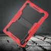 For Samsung Galaxy Tab S10 FE+ Case Kickstand Silicone + PC Impact Protective Tablet Cover