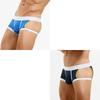 2Pcs/Lot Men's Sexy Low-Rise Boxer Briefs Hollow Sides & Back Butt Cutout Underwear Breathable Cotton Boxers
