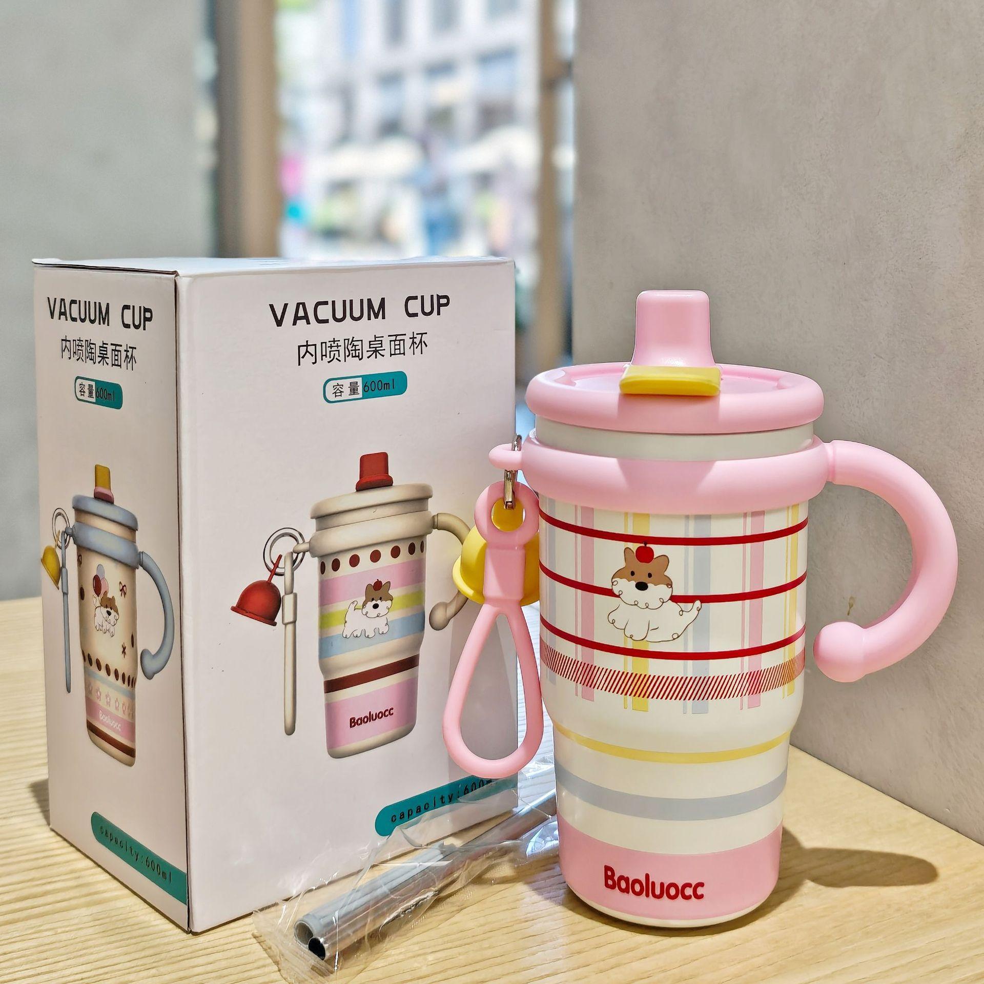 

Light luxury high-grade water-sensitive cup 316 stainless steel portable coffee cup large capacity high value niche thermal insulation kettle 600ml