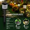 Waterproof Solar LED Outdoor Lights, Solar Garden Landscape Lamp for Yard Patio Walkway Driveway, Solar Lawn Decor Lighting