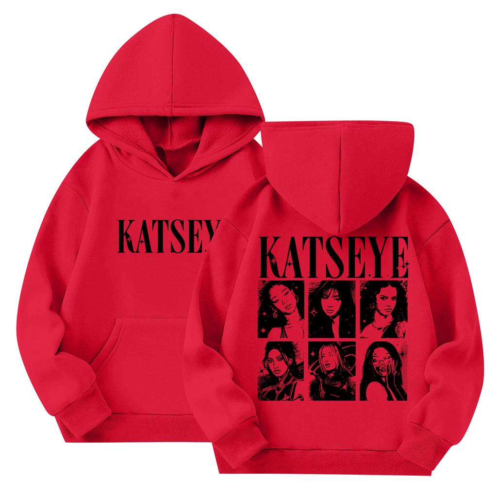 Kids Long Sleeve Pullover Hoodie with Pockets Loose Fit Letter Print Casual Sweatshirt
