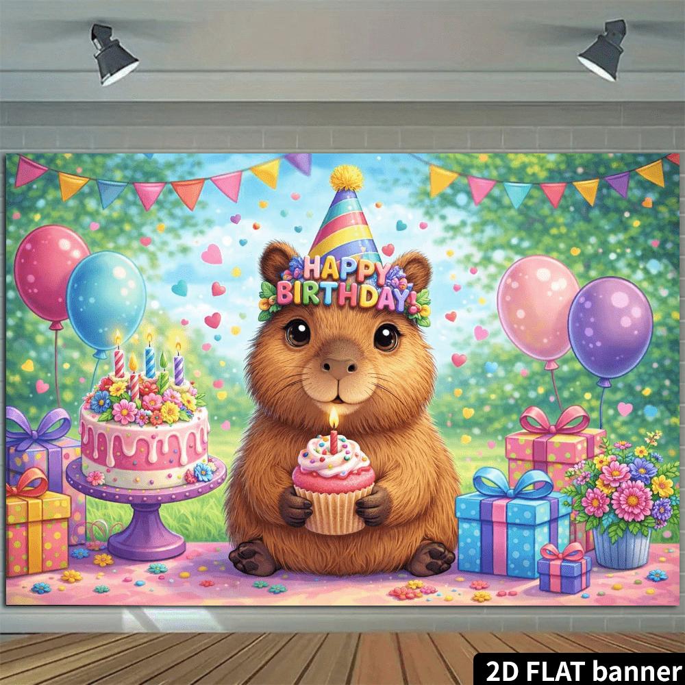 Birthdaybackdrop is suitable for outdoor/party settingsand is suitable for activities in spring summerautumn and room decoration 100x150cm