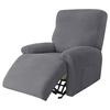 Recliner Sofa Cover Lazy Chair Solid Color Cushion Cover Sofa Cover 1/2/3/4 Seat Waterproof Leaf Texture Sofa