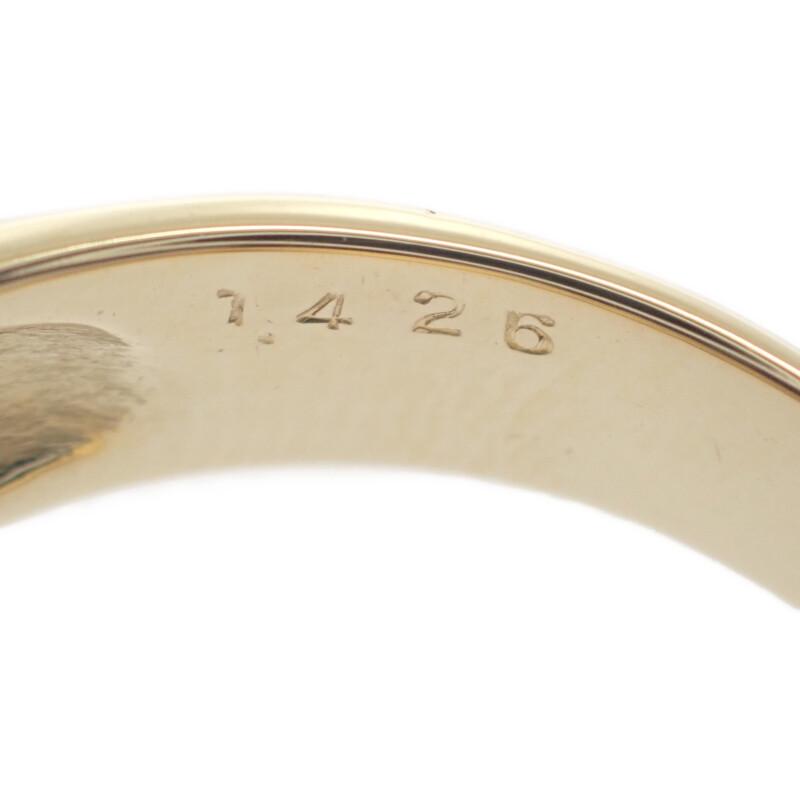 no brand  #23(JP Size) ring K18 yellow gold mens