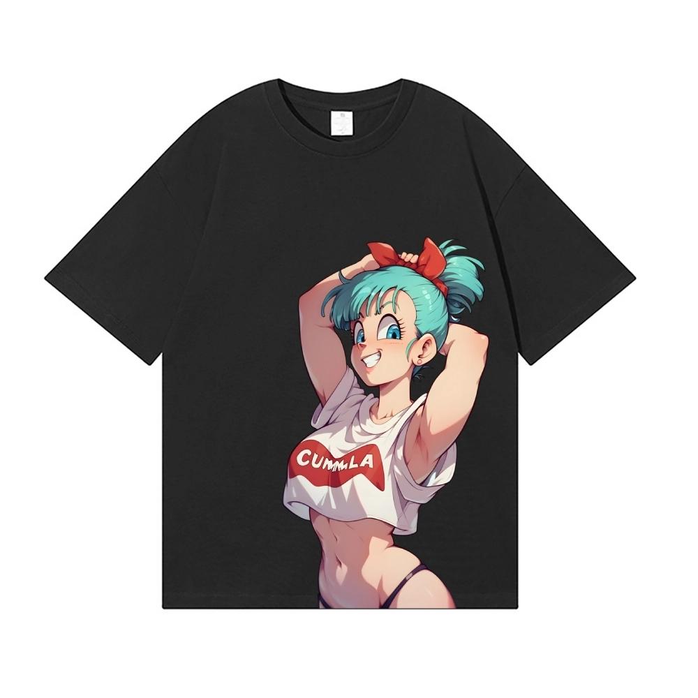 Dragon Ball Bulma Japanese Style Classic Tee High-quality Streetwear Men's Clothing Women Clothing 2026 Summer New T Shirt