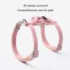 Cats Harness and Leash Set Escape Proof Small Animal Leashes Leash and Collar Easy Control Multicolor Collar & Leash