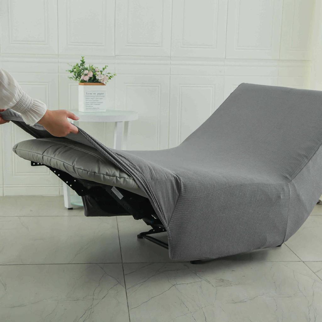 Funktionale Raupen-Hülle für Lazy Sofa Vollständig einschließend Elastisch Verdickt Integrierte Einzelsofa-Hülle für Haushalt Staubdicht