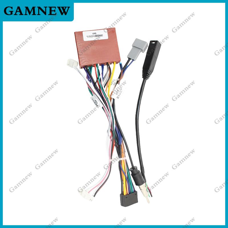 Car Radio Stereo Wiring Harness Cable With USB Adapter Android 16pin For Mazda 3 2006-2015, 5 6 8 CX-7