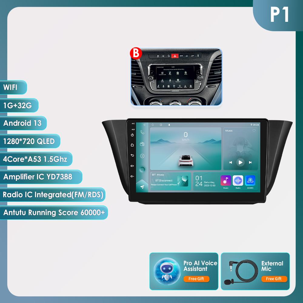 Hizpo 4G 9'' AI Intelligent System Wireless CarPlay Android Auto Radio for Iveco Daily 2013-2021 Car Multimedia GPS 2din Intelligent Screen DVR Cam