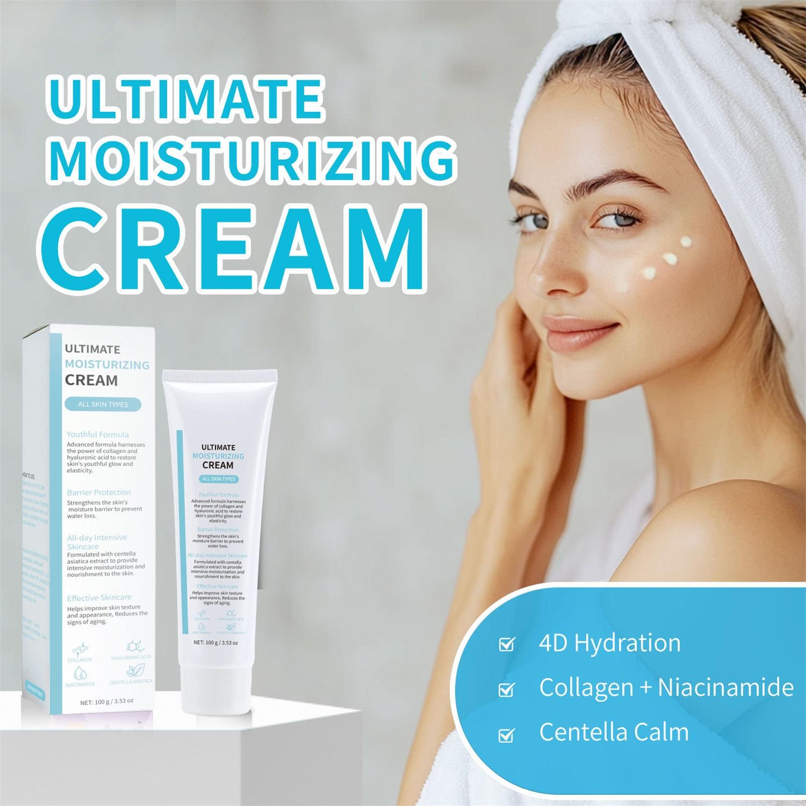 

Увлажняющий крем для лица, Ежедневный увлажняющий крем-паста для лица с церамидами 100 мл One Size