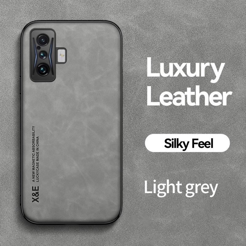 

Для Xiaomi POCO F4 GT Чехол Кожаный Автомобильный Магнитный Держатель Чехлы для Телефона Для Poco Poko Pocco Little F4GT F 4 GT Мягкий Бампер Задняя Крышка For Poco F4 GT светло-серый