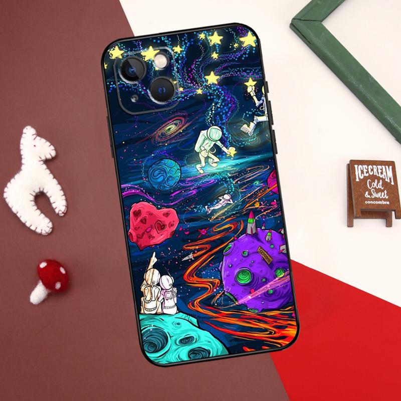 Psychedelic Trippy Art Cover For iPhone 12 11 13 14 15 Pro Max 12 Mini 7 8 Plus X XR XS Max SE 2020 Phone Case