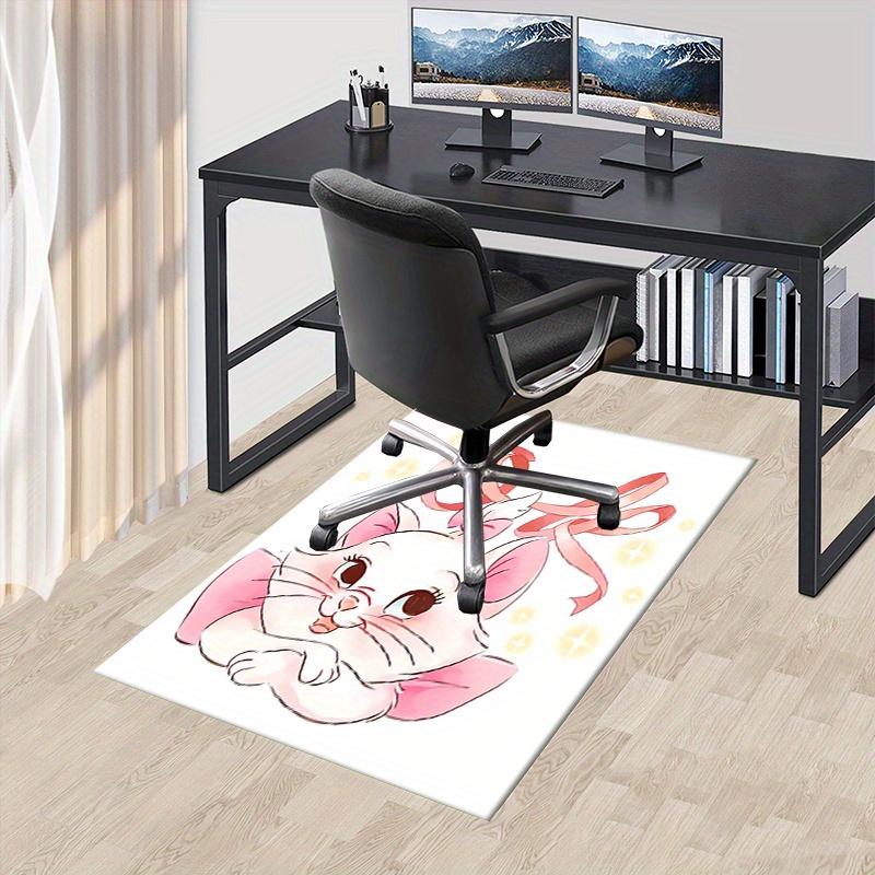 

Office Rug Kitten, Bow theme 3D Printed Anti-Slip Rug-Machine Washable for Living Room 60cm by 90cm