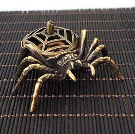 

Retro French Artisan Spider Incense Burner - National Style Home Decor