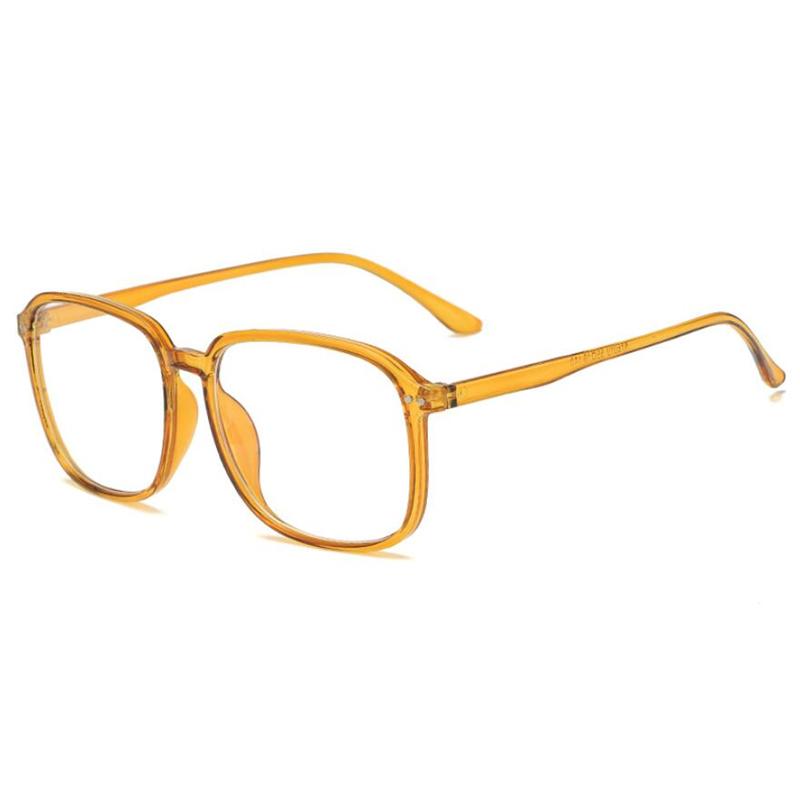 Transparent Gray Frame Oval Myopia Glasses Finished Women Men Short-sight Prescription Spectacle Diopter 0 -0.5 -1.0 To -6.0