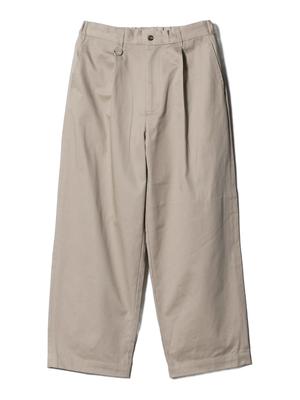 United Arrows Green Label Relaxing Web-Exclusive <3/2 WORKS> GLR Wide Chino Pants, Size 32145000004, 2370 Beige (23), L