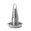 New Stainless Steel Chicken Roaster Portable BBQ Grill Multi Functional Detachable Outdoor Cooking Tool