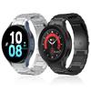 Geen Kieren Roestvrij Staal Band Voor Samsung Galaxy Watch 4 Classic 46mm 42mm/44mm 40mm/Galaxy Watch 5 Pro 45mm Band Metalen Armband